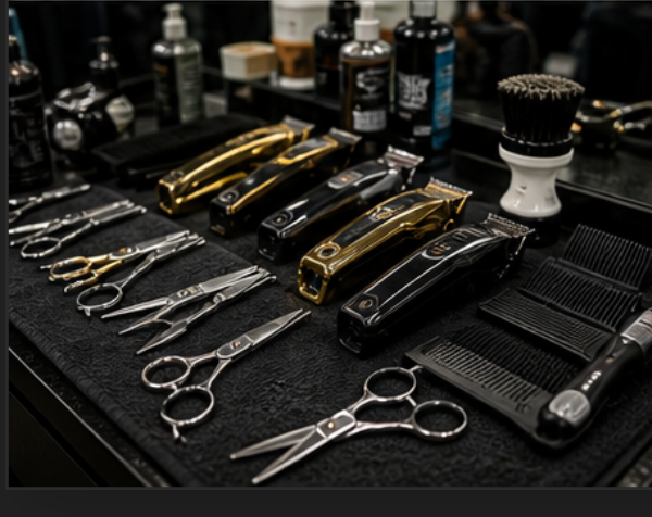 Barber School and Company students